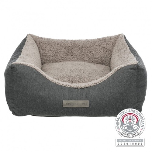 Legowisko Vital Bendson, 90 × 80 cm, ciemnoszare/jasnoszare