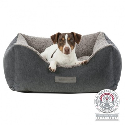 Legowisko Vital Bendson, 115 × 105 cm, ciemnoszare/jasnoszare