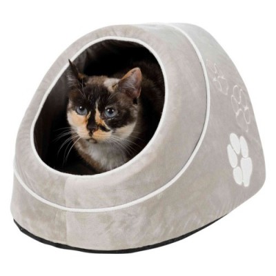 Legowisko zamknięte Nica, 41 × 35 × 26 cm, szare