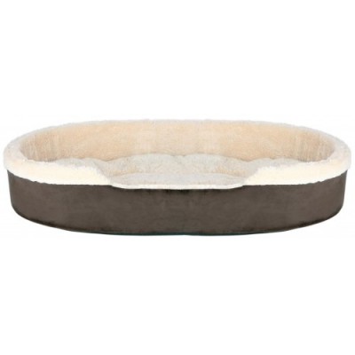 Legowisko Cosma, 85 × 65 cm, ciemny brąz/beż
