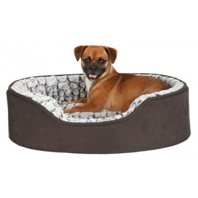 Legowisko ortopedyczne dla psa  Lino , 60 × 45 cm, czarno/szare