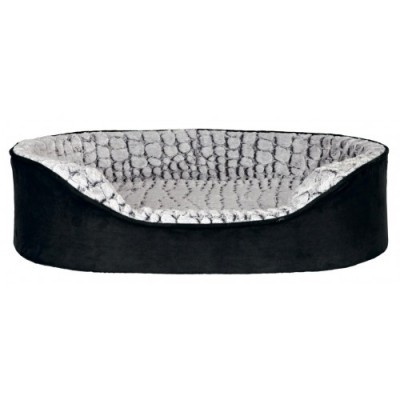 Legowisko ortopedyczne dla psa Lino , 83 × 67 cm, czarno/szare