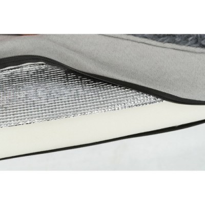 Legowisko Thermo z warstwą odbijającą ciepło, 80 × 55 cm, szare