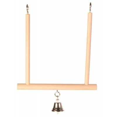 HUŚTAWKA DREWNIANA Z DZWONECZKIEM 12×13 cm