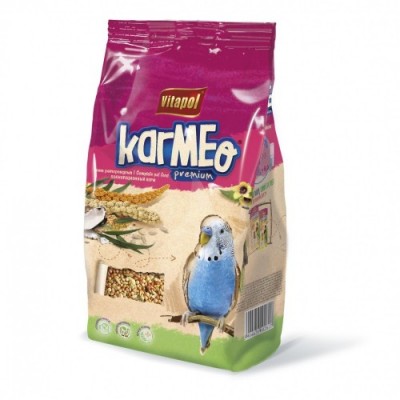 KARMEO PREMIUM KARMA PEŁNOPORCJOWA DLA PAPUŻKI FALISTEJ 500g W WORKU