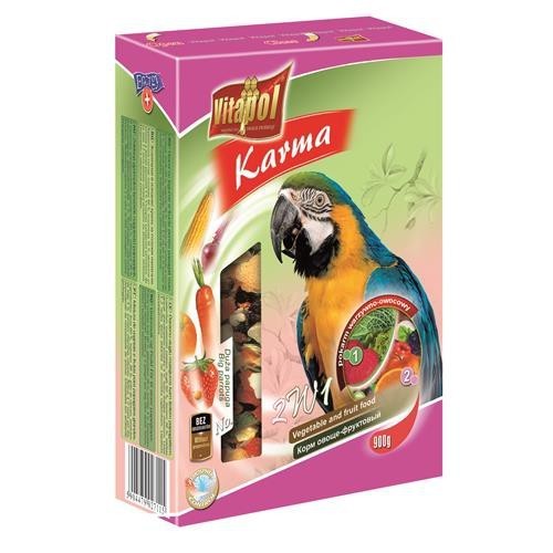 POKARM DLA PAPUG OWOCOWO-WARZYWNY 900g