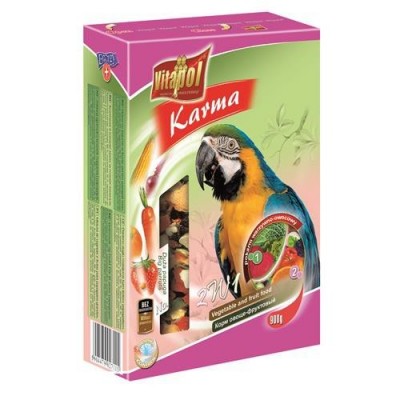 POKARM DLA PAPUG OWOCOWO-WARZYWNY 900g