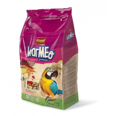 KARMEO PREMIUM KARMA PEŁNOPORCJOWA DLA DUŻEJ PAPUGI 2,5KG