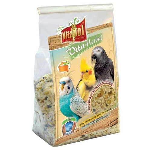 VITA HERBAL - RYŻ Z OWOCAMI DO GOTOWANIA DLA PTAKÓW 130g