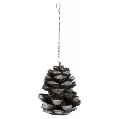 Karmnik Szyszka, 19 × 23 × 19 cm, brązowy/biały