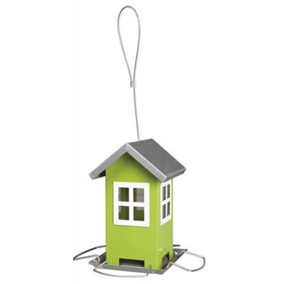 Karmnik, 19 × 20 × 19 cm, zielono/srebrny