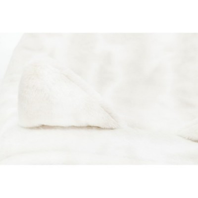 Nelli, legowisko zamknięte, białe/szarobrązowe, 54 × 23 × 65 cm