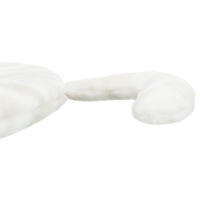 Nelli, legowisko zamknięte, białe/szarobrązowe, 54 × 23 × 65 cm