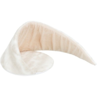 Nelli, legowisko zamknięte, białe/szarobrązowe, o 52 × 40 cm