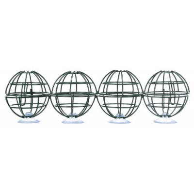 Uchwyt na szybę do kul tłuszczowych, ciemnozielony, metal, 17 x 29 cm