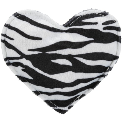 Pluszowe serce, dla kota, z walerianą, plusz, 14 cm