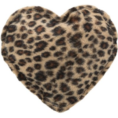 Pluszowe serce, dla kota, z walerianą, plusz, 14 cm