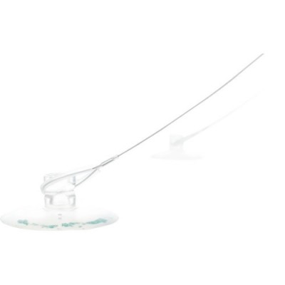 Mata do leżenia na szybę, welur, szara, 50x30 cm