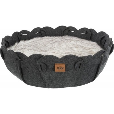 Ellie, legowisko, okrągłe, antracyt, filc,  50 cm