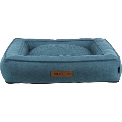 Vital Tonio, legowisko, kwadratowe, szarobrązowe/biało-szare, 80 x 60 cm