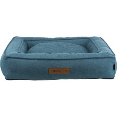 Vital Tonio, legowisko, kwadratowe, szarobrązowe/biało-szare, 60 x 50 cm