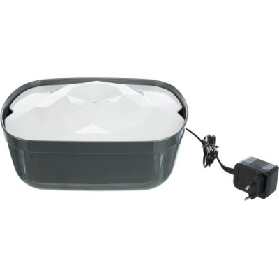 Polygon, poidło automatyczne, 2,5L, biało/szare, 28 x 11 x 22 cm