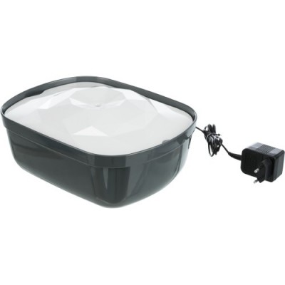 Polygon, poidło automatyczne, 2,5L, biało/szare, 28 x 11 x 22 cm