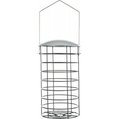 Uchwyt na 2 duże kule tłuszczowe, z daszkiem, czarny, metal, 11 x 20 cm