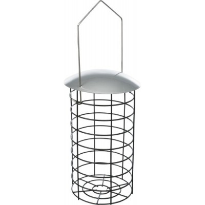 Uchwyt na 2 duże kule tłuszczowe, z daszkiem, czarny, metal, 11 x 20 cm