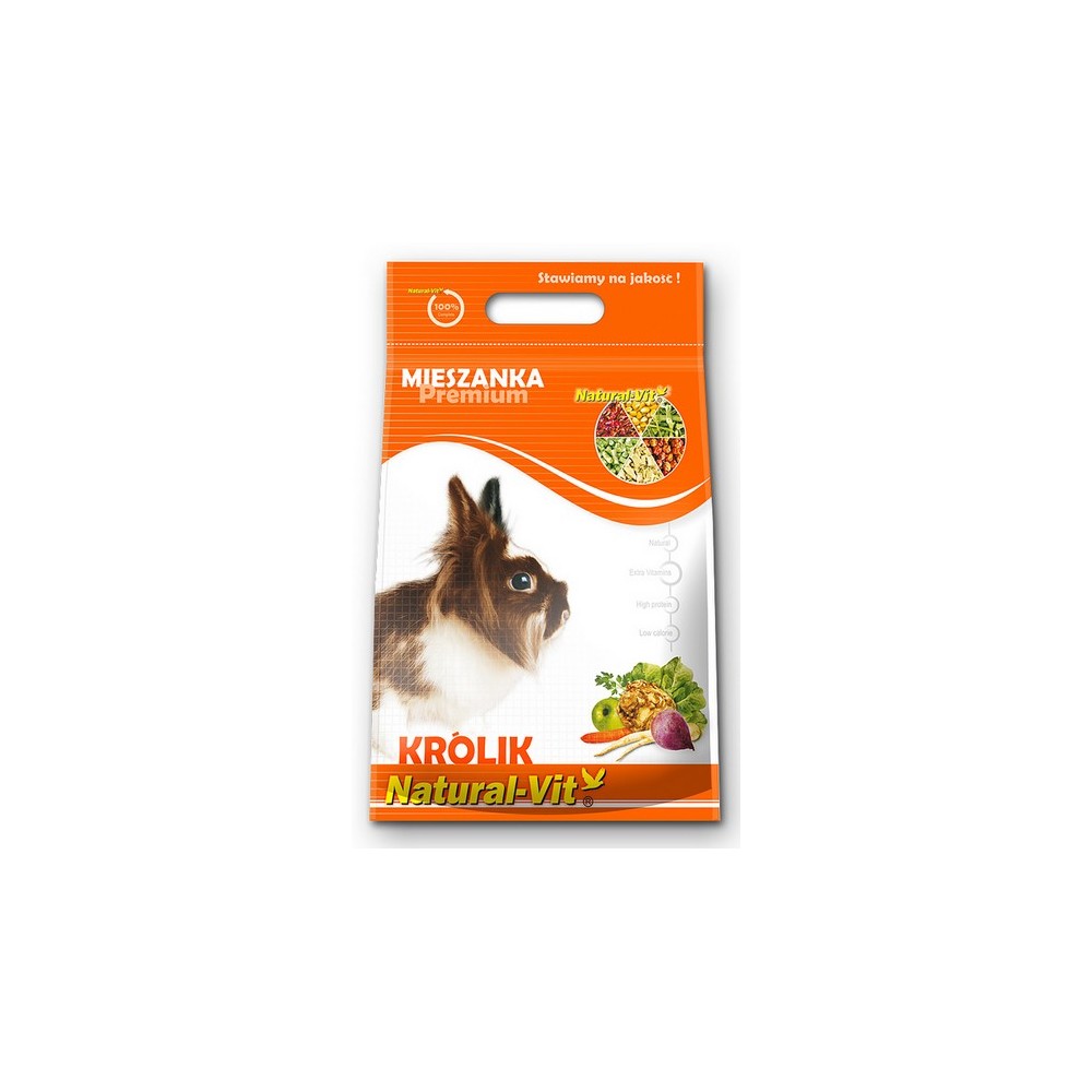 Natural-Vit Mieszanka dla królików Premium 500g [840]