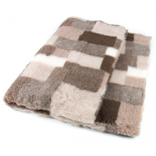 DryBed Posłanie Patchwork 150x100cm A+ beż-brąz