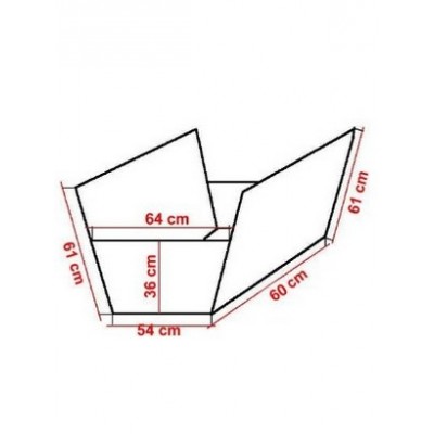 Carpatus Mata kubełkowa na jedno tylne siedzenie