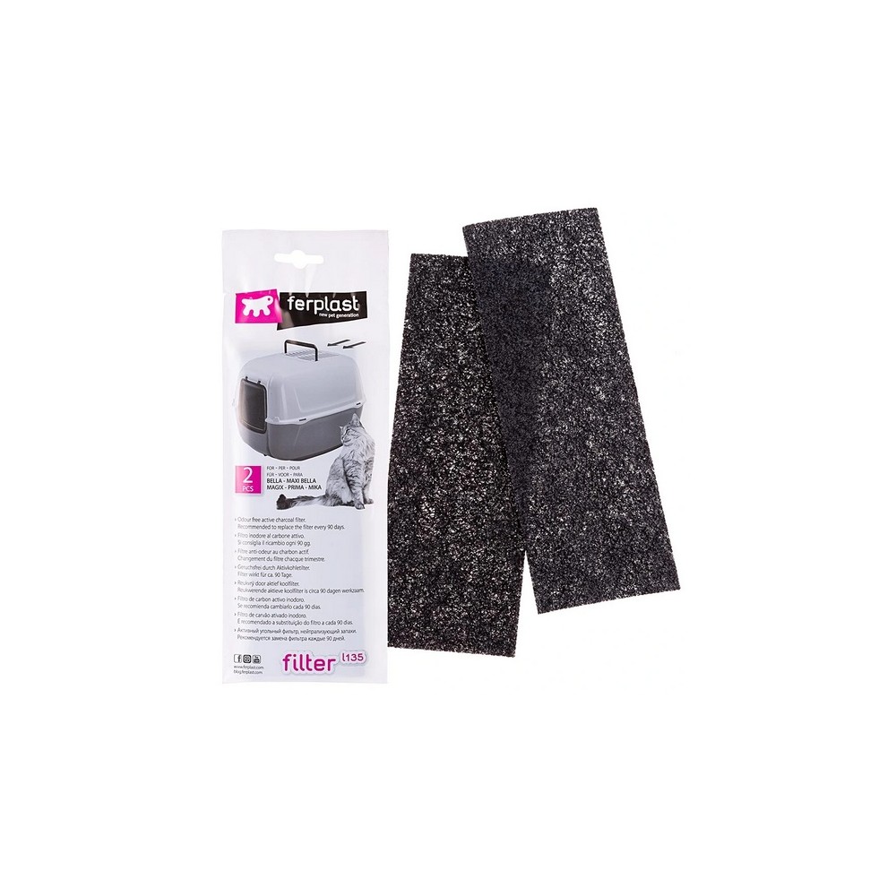 Ferplast L 135 Filtr węglowy do toalet dla kotów [93431017]