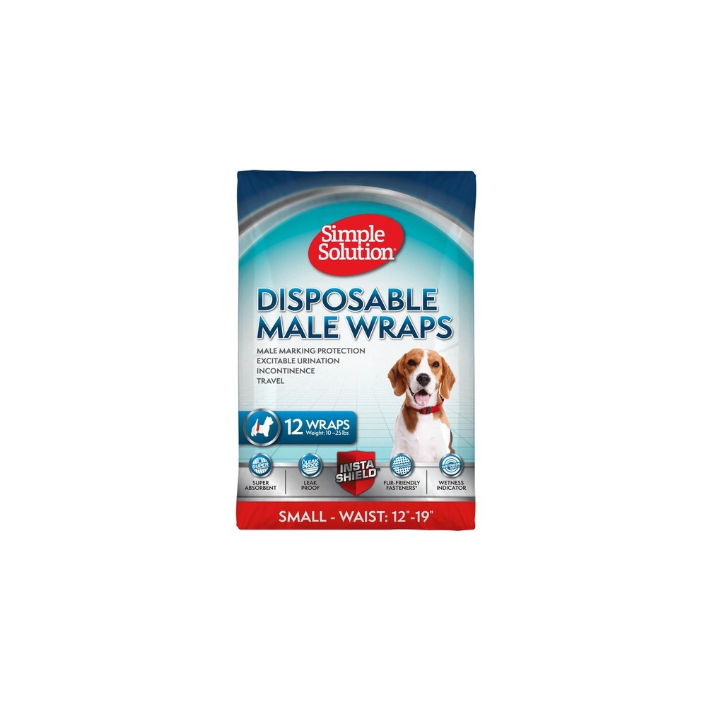 Simple Solution Pieluchy jednorazowe dla psów S 12szt.