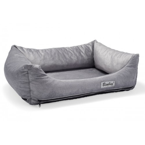 Bimbay Pokrowiec do kanapy zamszowy r.1 - 65x50cm szary