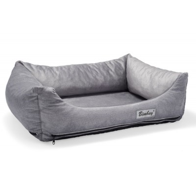 Bimbay Pokrowiec do kanapy zamszowy r.1 - 65x50cm szary