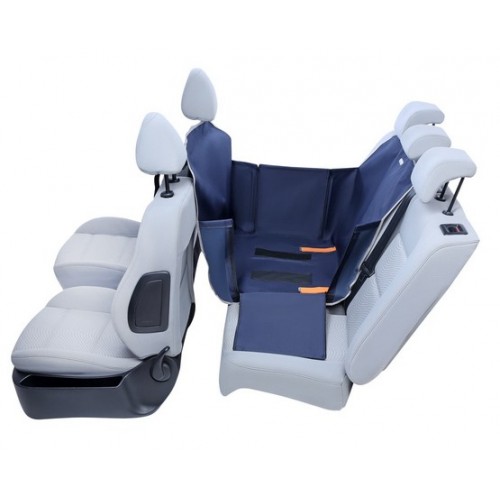 Kardiff Anti Slip Mini 1/2 Mata samochodowa na połowę tylnego fotela granatowa