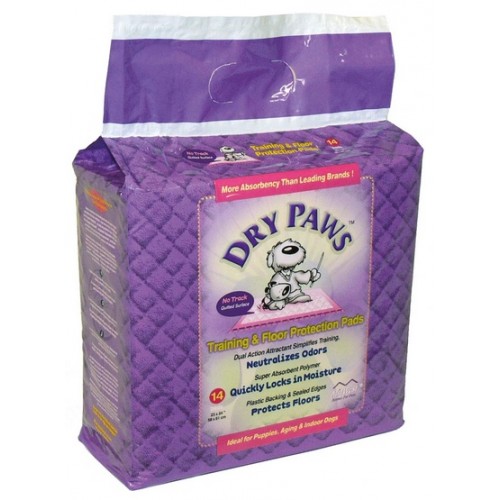 MidWest Podkłady higieniczne Dry Paws 58x61cm 14szt [PPS14]