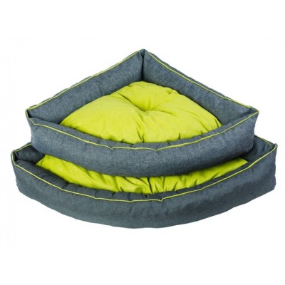 Diversa Legowisko Corner S szaro-żółty