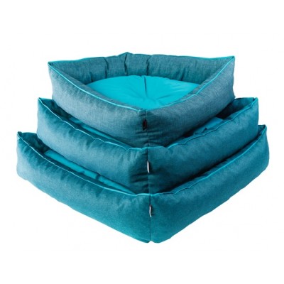 Diversa Legowisko Corner S turkus-niebieski