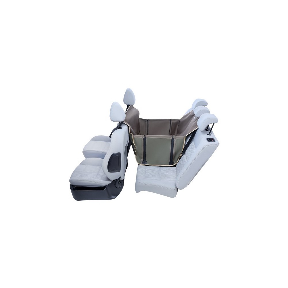 Kardiff Anti Slip Mini 1/2 Mata samochodowa na połowę tylnego fotela oliwkowa