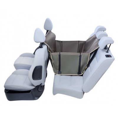 Kardiff Anti Slip Mini 1/2 Mata samochodowa na połowę tylnego fotela oliwkowa