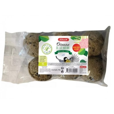 Zolux Zestaw spirala mała na kule tłuszczowe szaroniebieska + kule tłuszczowe 6szt