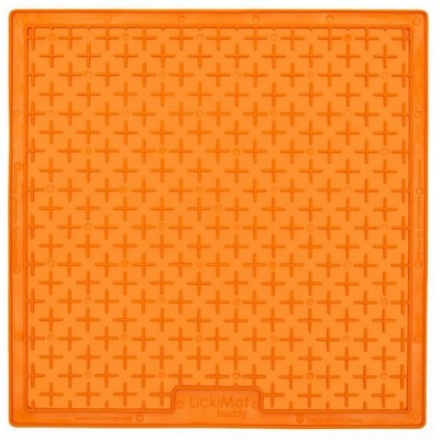 LickiMat Buddy Large Krzyżyk miękki pomarańczowy