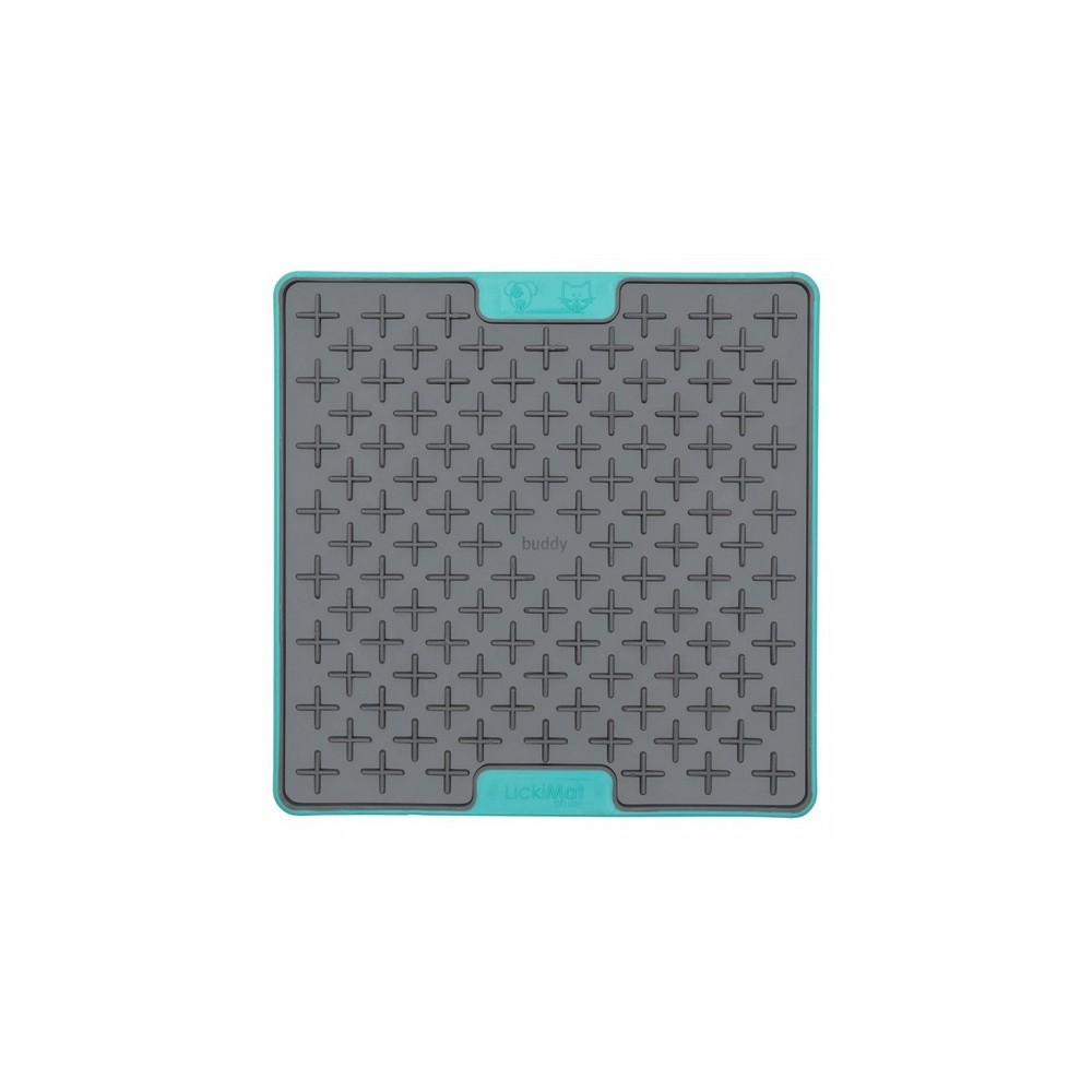 LickiMat Buddy Deluxe/Tuff Krzyżyk twardy turkusowy
