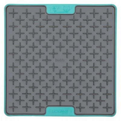 LickiMat Buddy Deluxe/Tuff Krzyżyk twardy turkusowy