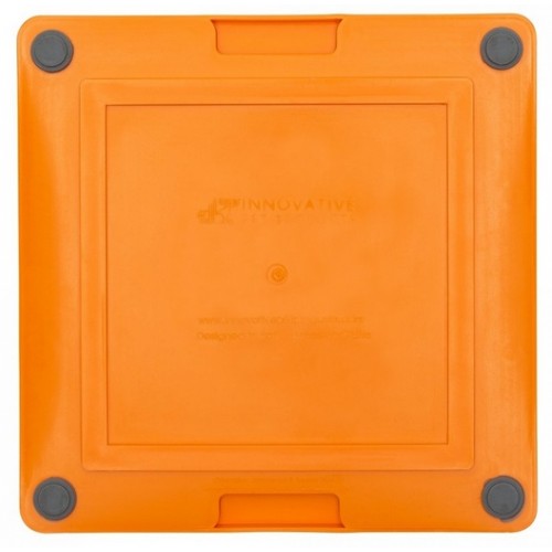 LickiMat Playdate Deluxe/Tuff Kwadrat twardy pomarańczowy