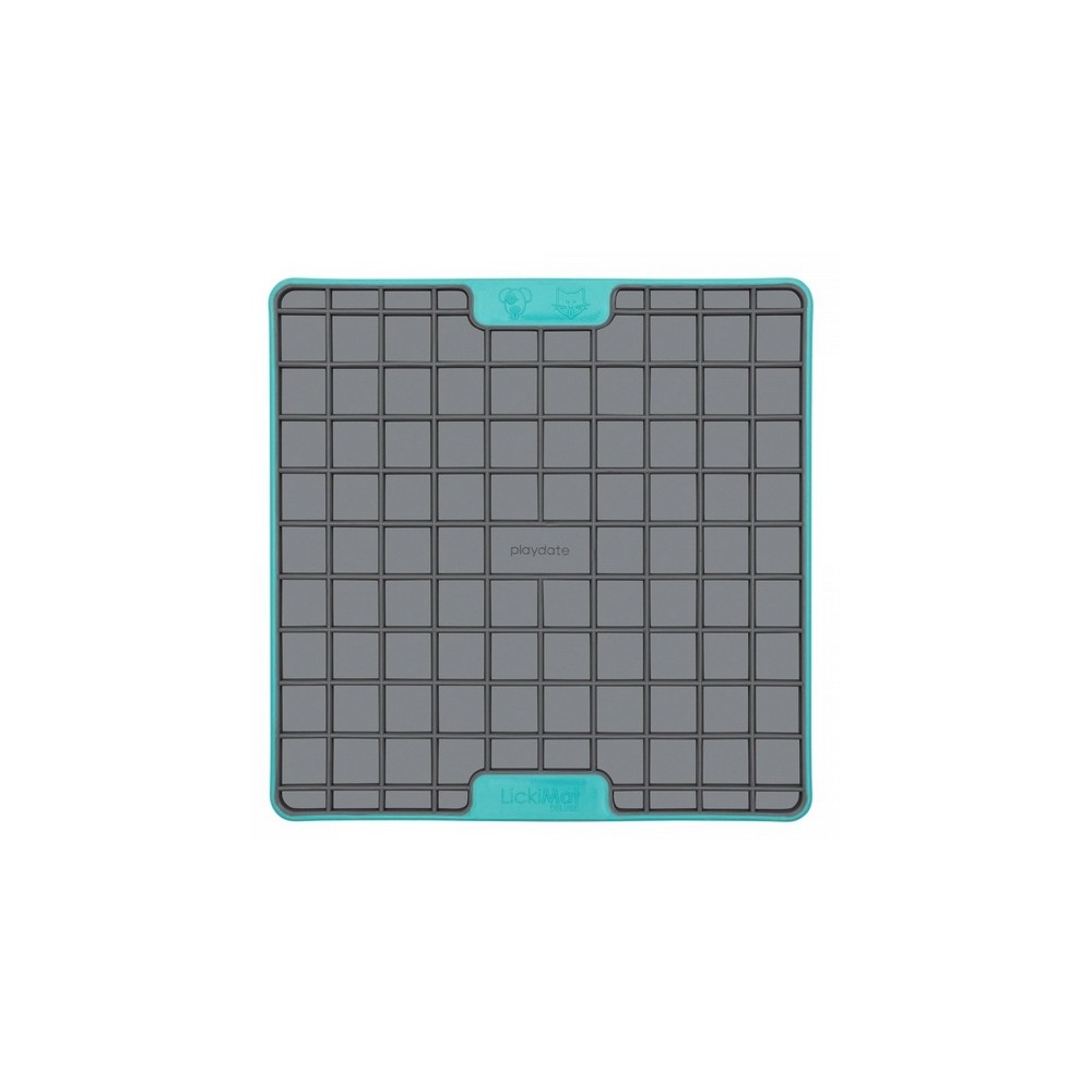 LickiMat Playdate Deluxe/Tuff Kwadrat twardy turkusowy