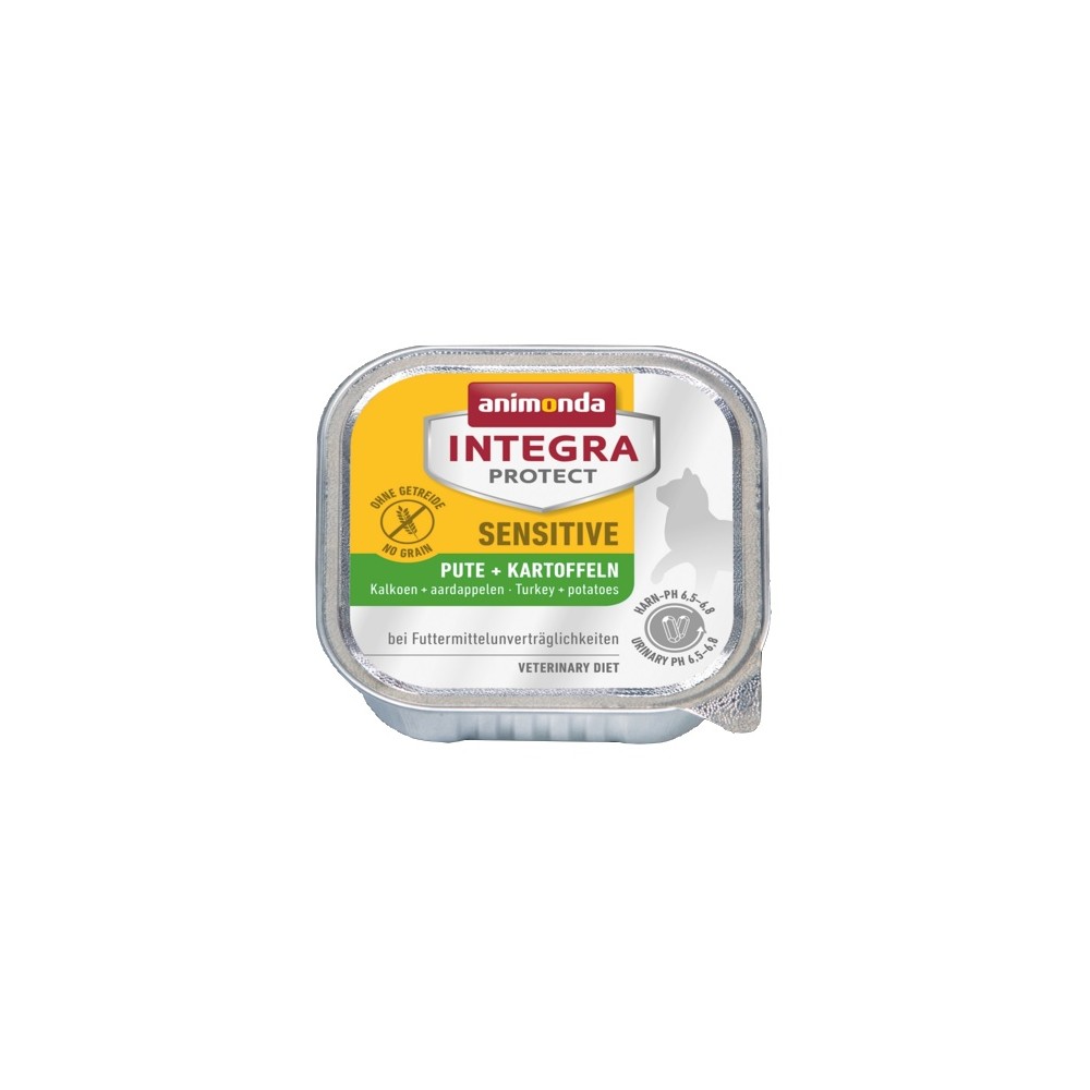Animonda Integra Protect Sensitive dla kota - z indykiem i ziemniakami tacka 100g
