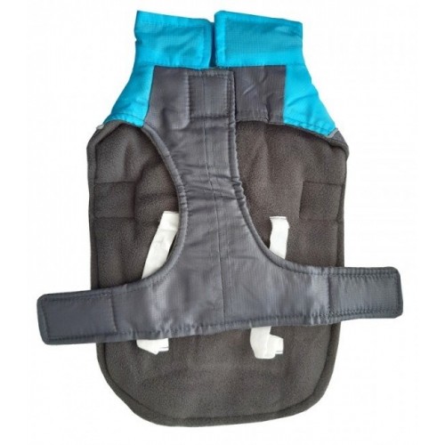 MWMR Kurtka dla psa 4XL grafitowo-niebieska